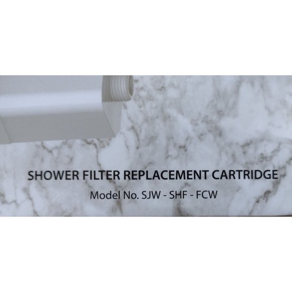 SJ Wave Bathroom Shower Water Filter SJW-SHF-1W with extra Filter - Picture 9 of 12